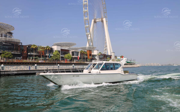 42 FT Speed Boat cruising near Dubai Marina with Ain Dubai view